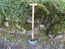 Caldwells 7040 Edging Iron With Contoured Ash T Handle (Old Version)