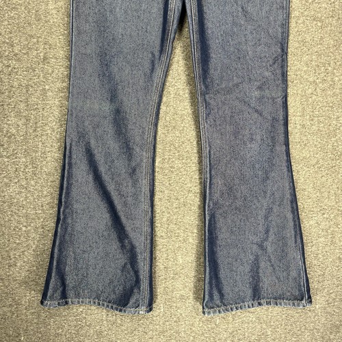 LEI Jeans Juniors 9 Flared Bootcut Shiny Dark Wash Denim Y2K 90s McBling - Picture 3 of 16