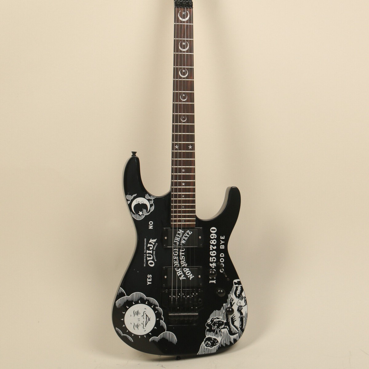 Factory Black Kirk Hammett Ouija Electric Guitar Rosewood