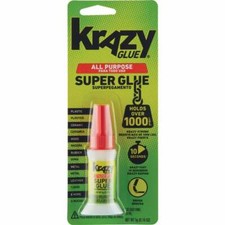 2 PACK  Original Krazy Glue Crazy Super Glue Instant Repair 5g BRUSH ON