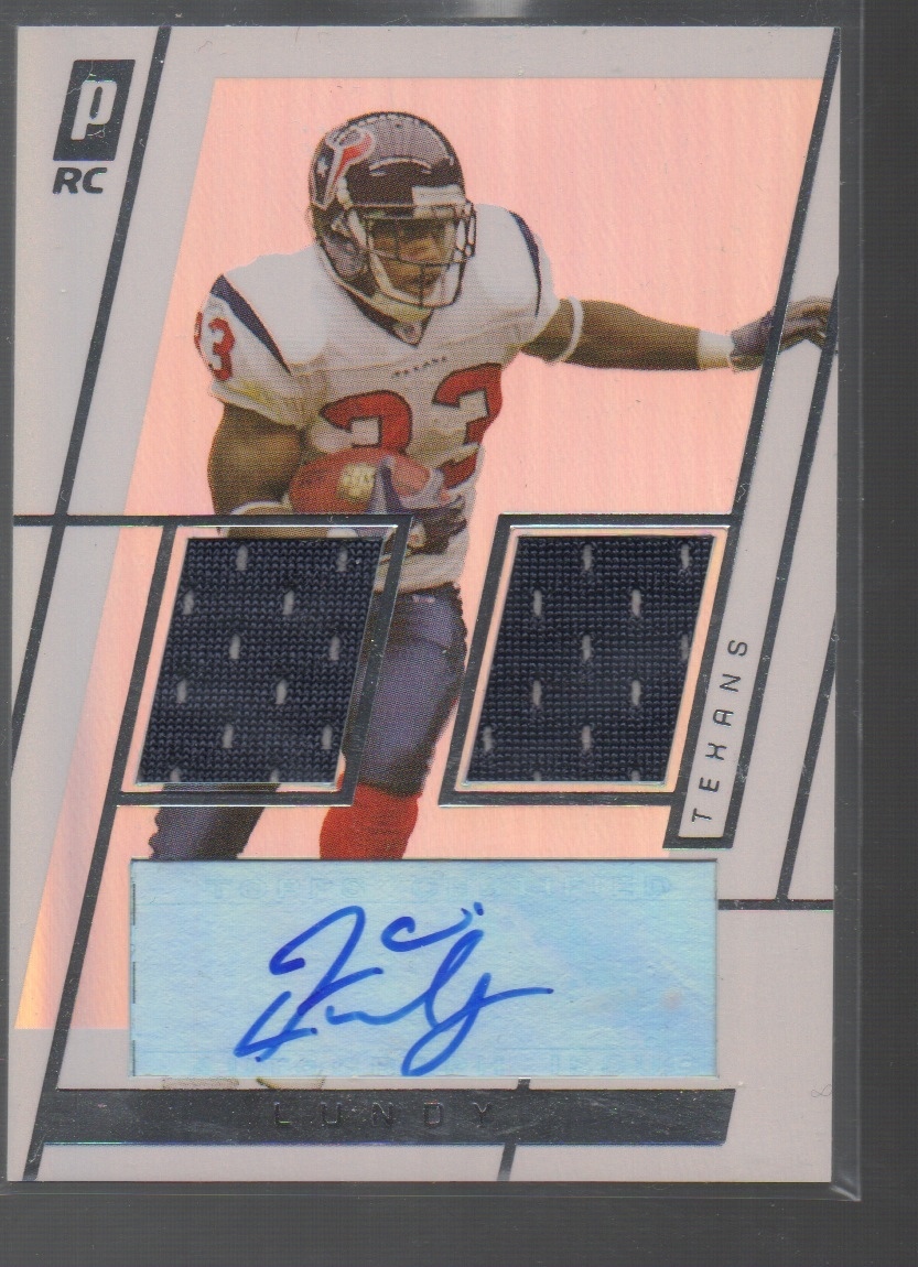 Wali Lundy Topps Paradigm Rookie Dual Jersey Auto. #WL Rookie Dual Jersey Auto.