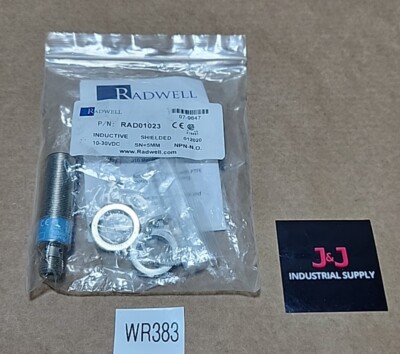 *BRAND NEW* Radwell RAD01023 Inductive Proximity Sensor 10-30Vdc 5mm + Warranty!