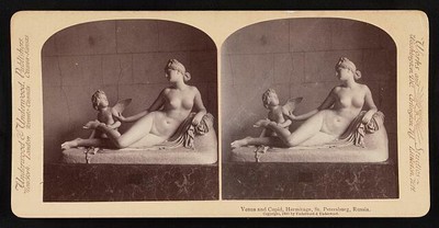 Photo:Venus and Cupid, Hermitage, St. Petersburg, Russia 1900