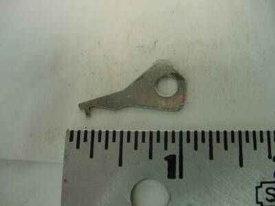 VINTAGE SKELETON KEY - ANTIQUE CLOCK CABINET LOCK KEY - 