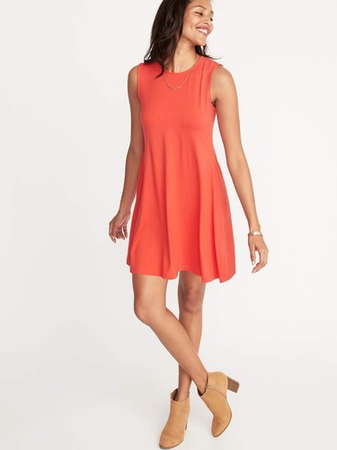 Old Navy Sleeveless Jersey Swing Dress 