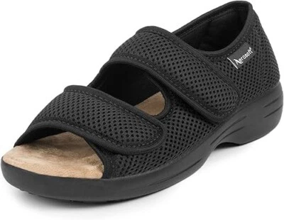 Aerosoft Reha-Sandale Stretch 06 Unisex Klettverschluss Weite G-H rutschhemmend