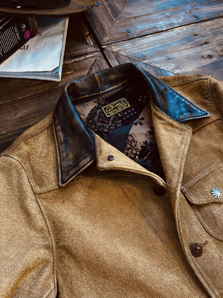 American Vintage Suede Cowhide Washed Old Western Style American Vintage Suede Cowhide Washed Old Western Style