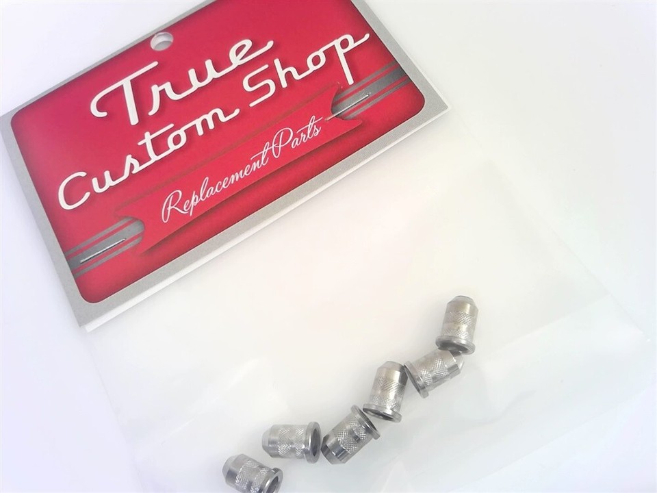 True Custom Shop® Chrome Body String Ferrules 6.5mm for Import Fender ...