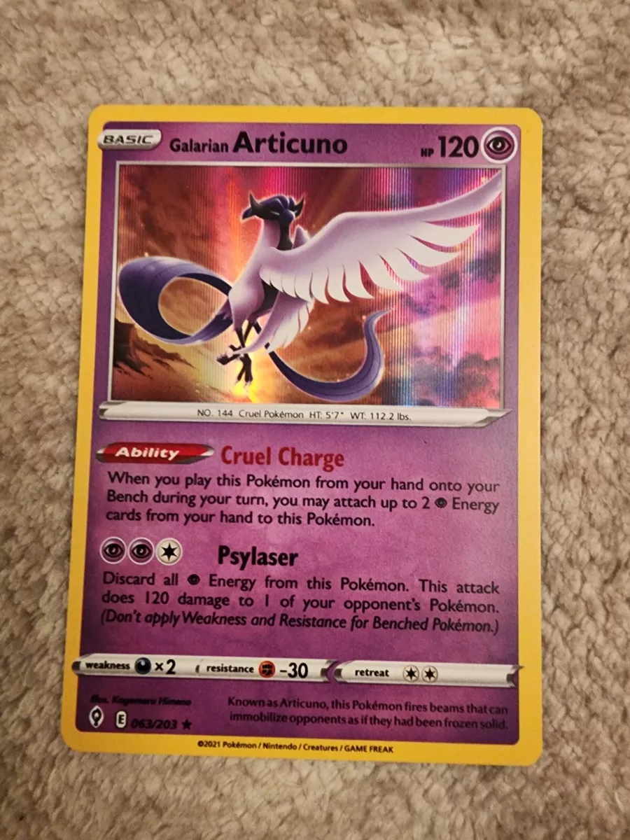 Galarian Articuno - 063/203 - Holo Rare