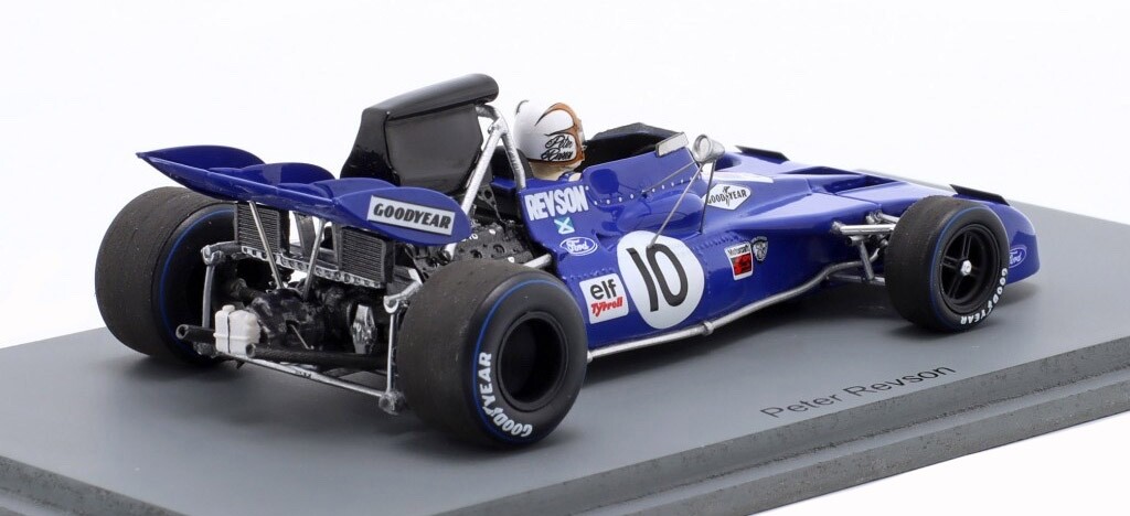 1:43 SPARK Tyrrell 001 #10 F1 Gp Us 1971 Peter Revson S7216 1:43 SPARK Tyrrell 001 #10 F1 Gp Us 1971 Peter Revson S7216