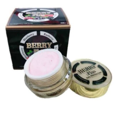 Berry Plus Extra Whitening Cream 5X Collagen Reduce Blemishes Freckles 20g.