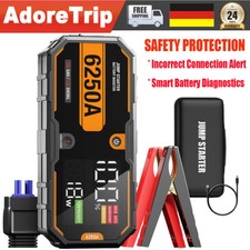 AdoreTrip 6250A Auto KFZ Starthilfe Jump Starter Ladegerät Booster PowerBank PKW