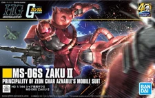 Bandai Gundam HGUC #234 MS-06S Char Zaku II 40th Anniversary HG 1/144 Model Kit