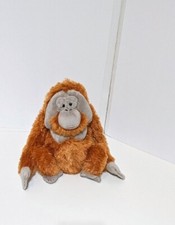 Wild Republic Orangutan Orange Plush Monkey 10" Stuffed Animal Toy Realistic