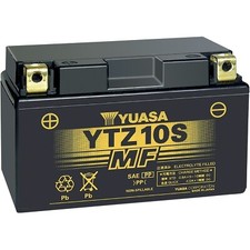 Yuasa YTZ10S 12V 190A High Performance AGM Maintenance-Free Battery Motorcycle