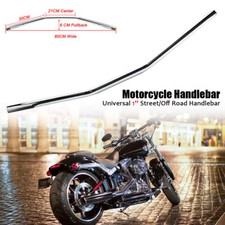 1'' 25mm Chrome Moto Guidon Drag Bar Barre Handlebars Pour Yamaha Honda Harley