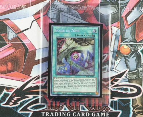 Yugioh Spell Card Ecole De Zone Brol En021 1st Edition Secret Rare Ebay