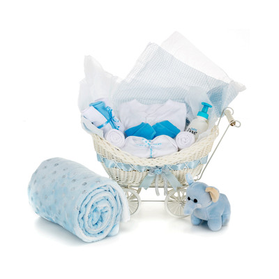 newborn wicker basket