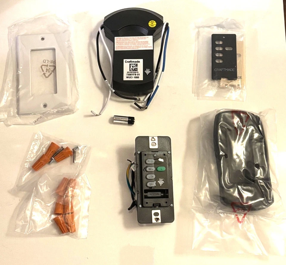 Control de ventilador WiFi inteligente universal hecho a mano de 3 velocidades solo compatible con iluminación LED Foto 3 de 4