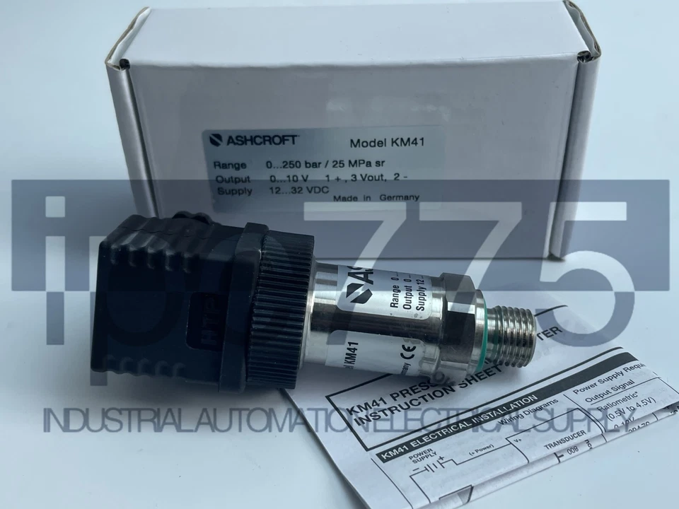 1PCS  ASHCROFT pressure sensor KM41 0-10V DC12-32V 0-250Bar servo system sensor - Image 3 of 4