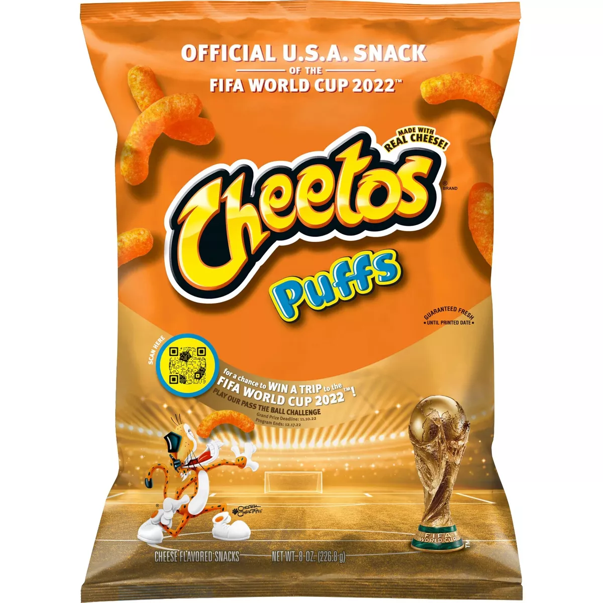 Cheetos Puffs Cheese Flavored Snacks 3 Oz, Cheese & Puffed Snacks