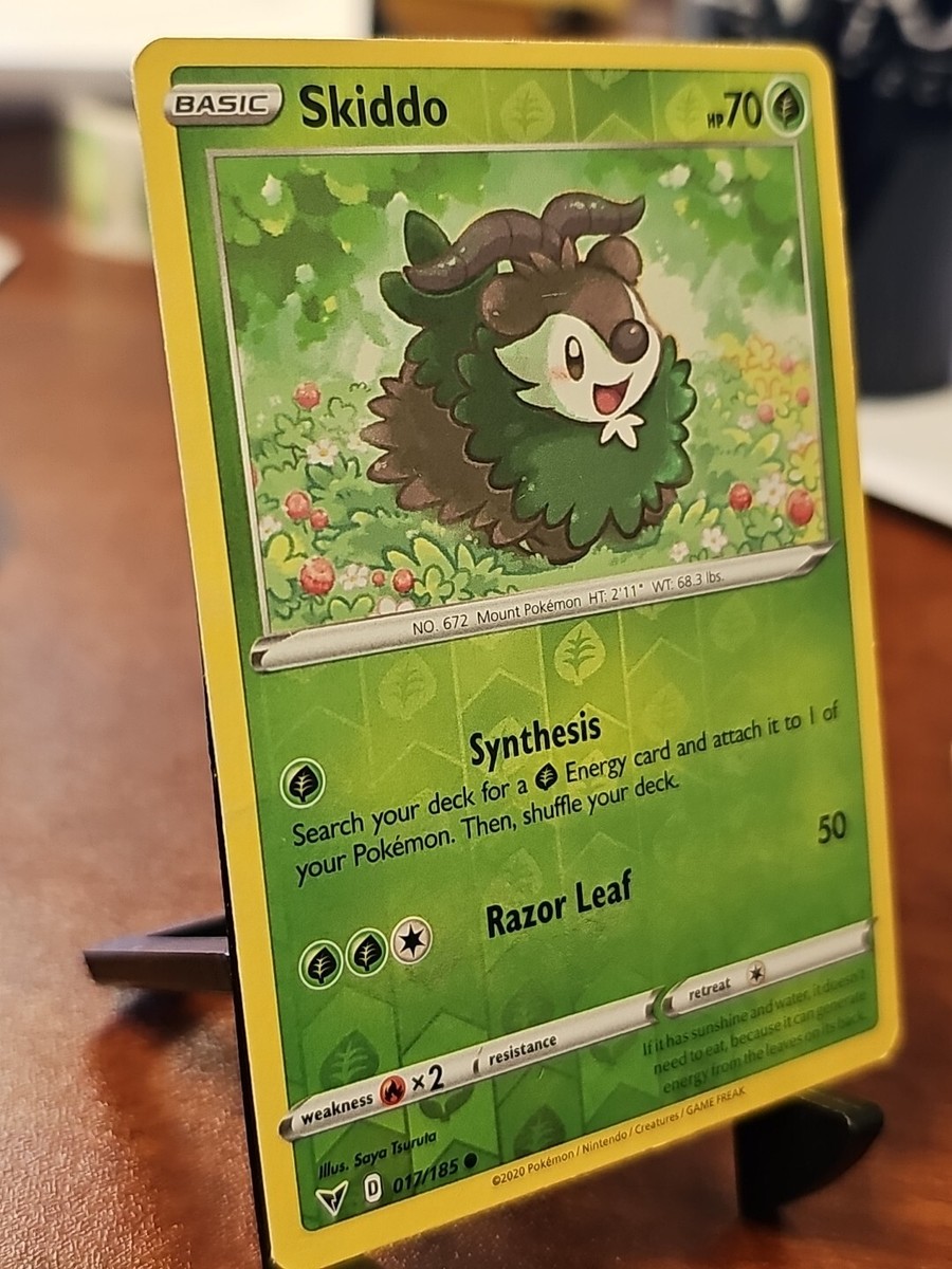 Skiddo - 017/185 - Vivid Voltage - Reverse Holo Common - NM/MINT