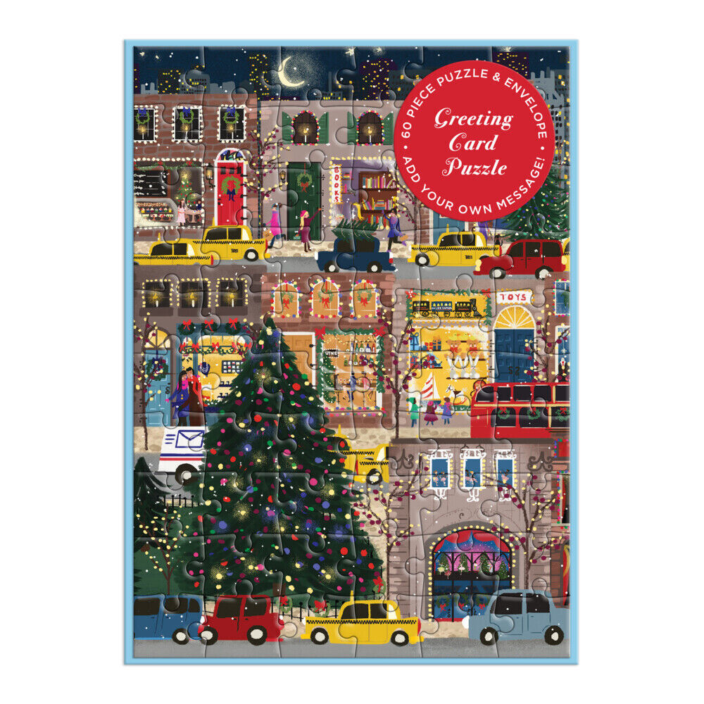 Thumbnail - Joy Laforme Winter Lights Greeting Card Puzzle