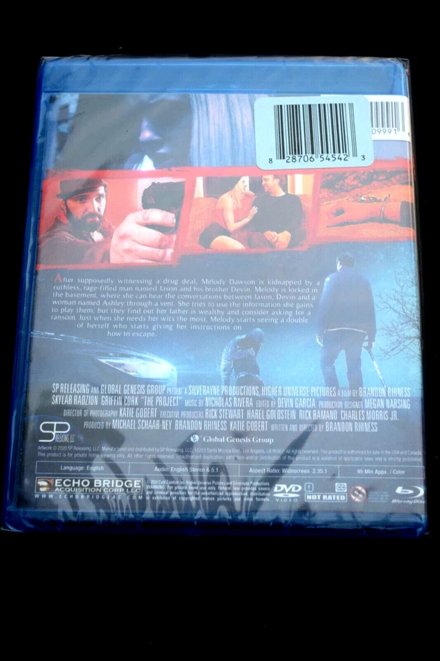 The Project By Brandon Rhiness: There's No Escape (Blu-ray, 2020) Skylar Radzion - Image 2 of 2