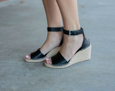 vince camuto suede wedges