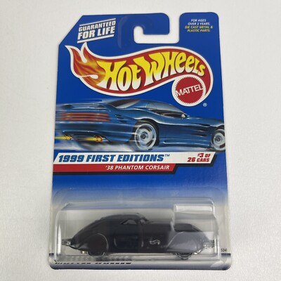 Hot Wheels 1999 First Editions 38 Phantom Corsair Collector 656 | eBay