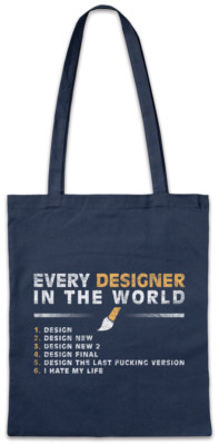 Every Designer In The World Stofftasche Einkaufstasche Illustrator Fun Artist