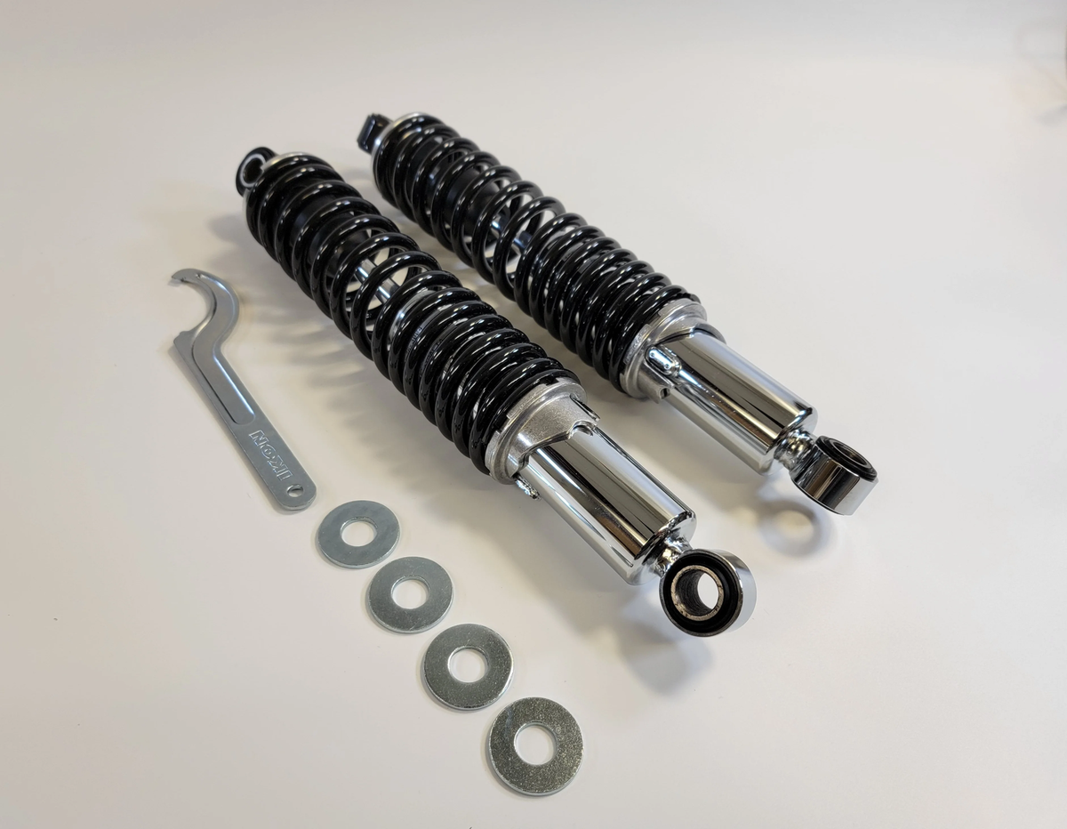 Ikon Basix 320mm Shock Absorbers for Moto Guzzi 850 T, T3, LeMans