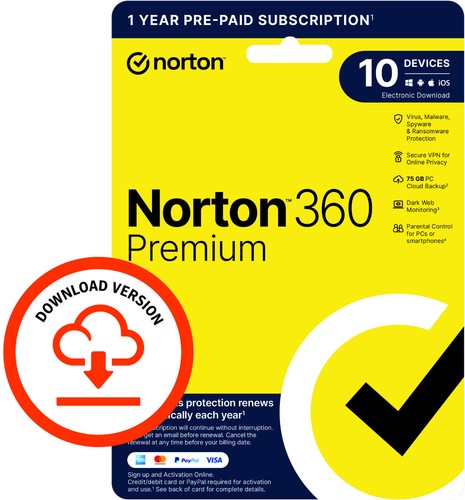 Norton 360 2025 Standard Antivirus Deluxe Premium 1PC, 3PC, 5PC, 10PC 1 Yr EU UK - Picture 6 of 16