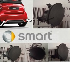  TAPPO NERO SPOILER POSTERIORE SMART FORTWO 451 ANNO 2007/2014 2PEZZI