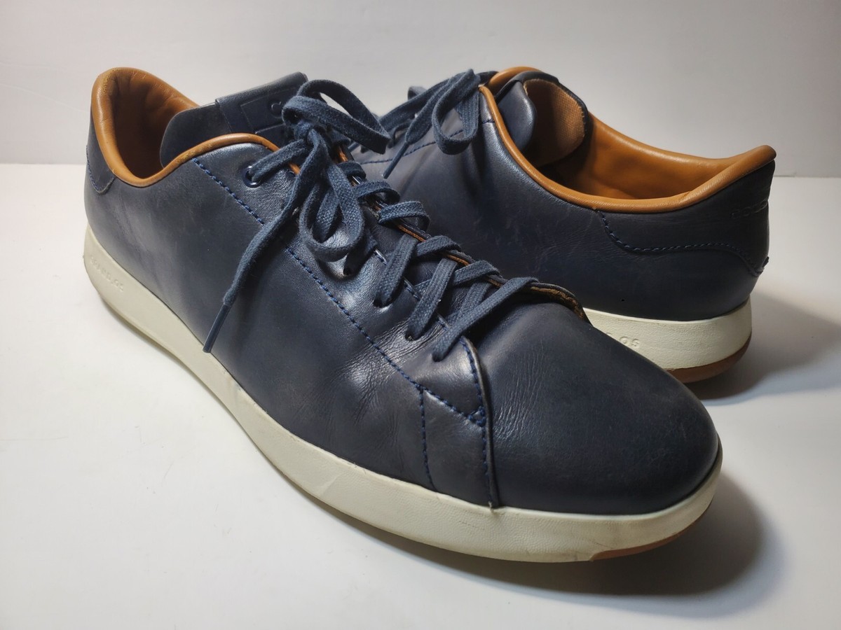 Cole Haan Mens GrandPro Tennis C22586 Sneakers Blazer Blue Leather Size  13M