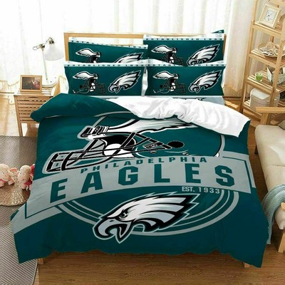 Philadelphia Eagles Bedding Set 3PCS Duvet Cover ...