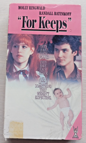 For Keeps VHS Tape 1988 Molly Ringwald Randall Batinkoff BLOCKBUSTER VIDEO