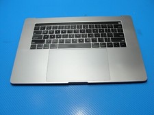 MacBook Pro A1990 2018 MR932LL/A 15" Top Case Palmrest NO Battery Gray 661-10345
