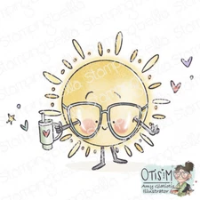 SPEC-TACULAR STANLEY SUNSHINE-Stamping Bella Cling Rubber Stamp-Craft-Sunny