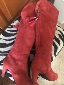 bandolino red boots