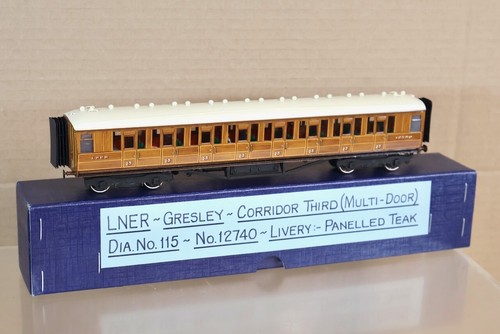 LAWRENCE SCALE MODELS STUDLEY KIT BUILT LNER 3rd CLASS CORRIDOR COACH 12740 ol | Zustand: Used