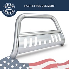 For 04-23 Ford F-150 06-08 Mark Lt Front Bull Bar Bumper Grille Guard Chrome