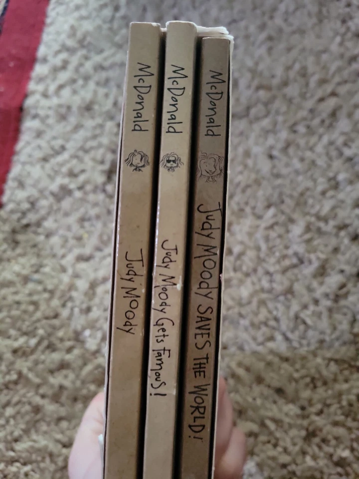 Judy Moody Box Set of 3 Saves The World Gets Famous Was In A Bad Megan McDonald - Image 3 of 3