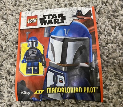 Lego Mandalorian Pilot Star Wars Fleet Commander Brand New Sealed Foil