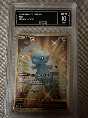 GMA 10 GEM MINT 2021 Pokemon Celebrations 25th Anniversary FULL