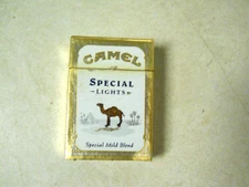 Vintage Camel Gold Box Disposable Cigarette Lighter Special Mild Blend