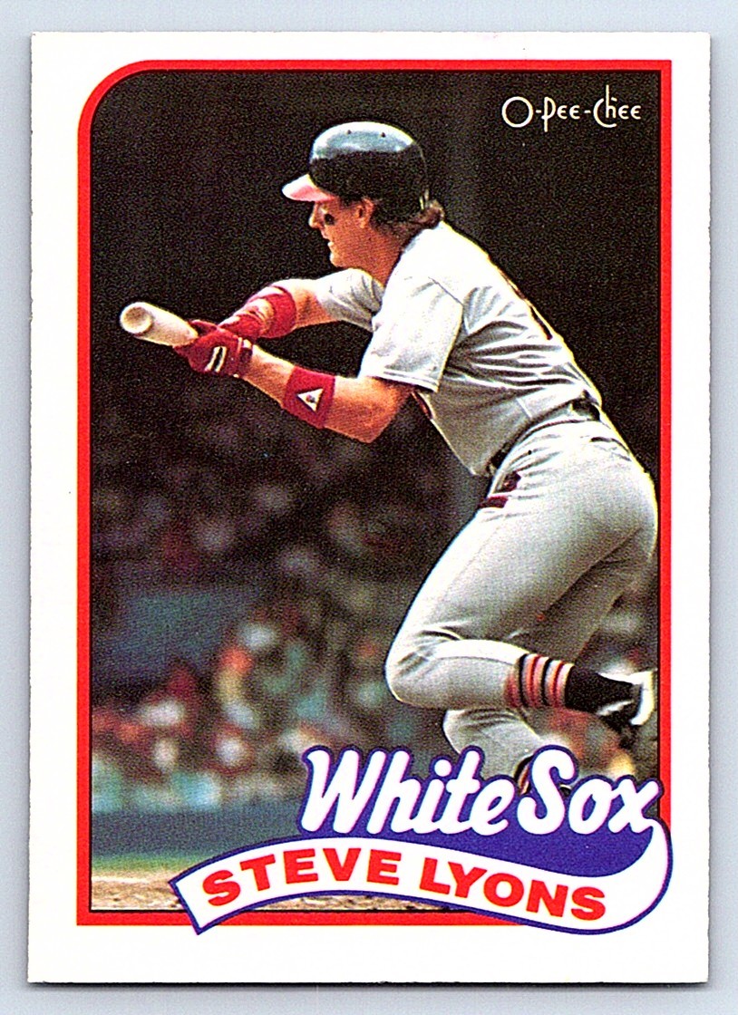 1989 O-Pee-Chee Steve Lyons Chicago White Sox #334