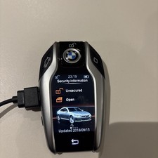 Genuine Bmw Smart Display Key Fob Touchscreen Remote Used Working Display