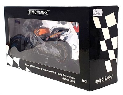 ミニチャンプス 1/12 ホンダ RC211V MotoGP 2002 #46 Minichamps 1/12 Scale 122 027111 - Honda RC211V Repsol Ukawa