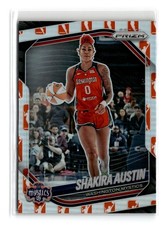Shakira Austin 2025 Panini Prizm WNBA WNBA Logo Prizms #81 Washington Mystics